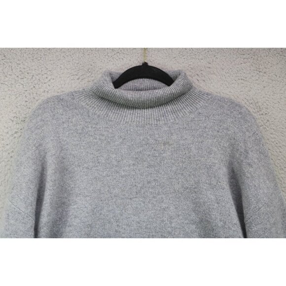 Nap Lounge Long Sleeve Asymmetrical Hem Sweater-100% Wool-Size One Size-Slit - Picture 2 of 7